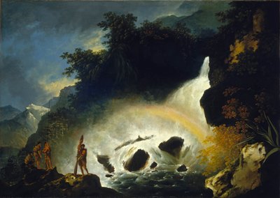 ダスキー湾の滝、1773年4月 作： William Hodges