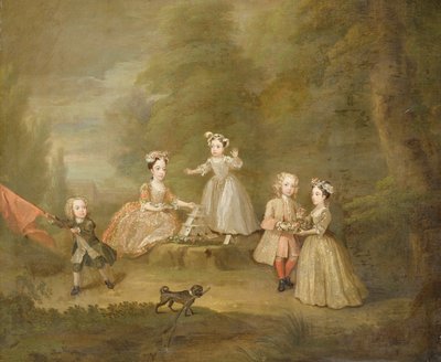 トランプの家 作： William Hogarth
