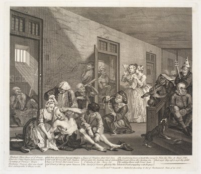 レーキの進歩 作： William Hogarth