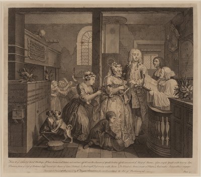 レーキの進歩、プレート5 作： William Hogarth