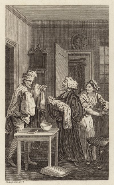 Tristram Shandyからのシーン 作： William Hogarth