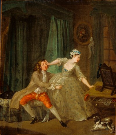 以前、c.1730-31 作： William Hogarth