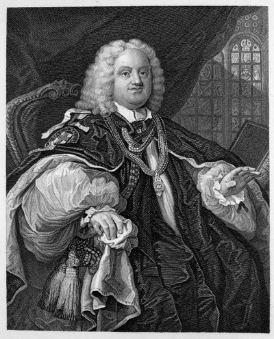 ホアドリー司教 作： William Hogarth
