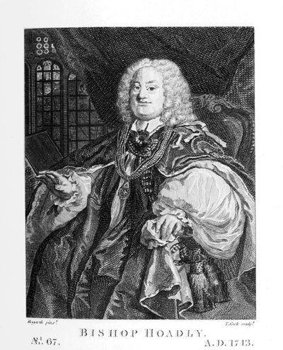 ウィリアム・ホガースの「ビショップ・ホードリー 作： William Hogarth