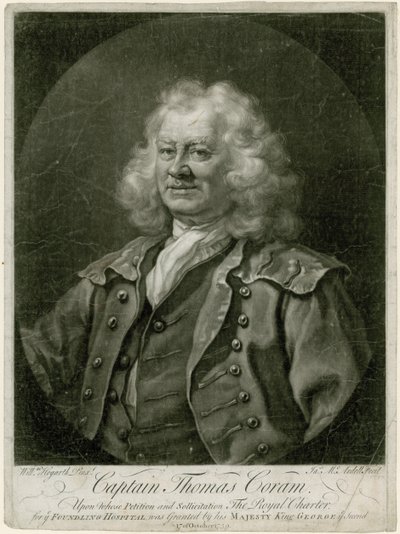 キャプテントーマスコーラム 作： William Hogarth