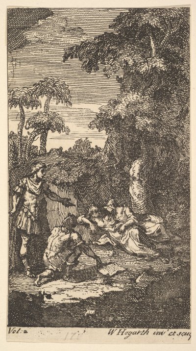 カサンドラ、Frontispiece、Vol。 2：1725。 作： William Hogarth