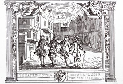 茶番劇の作者のためにモック・ドクターと喜劇を演じる 作： William Hogarth