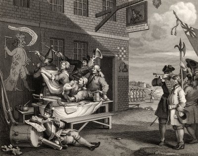 「ウィリアムホガースの作品」からトーマスフィリブロウンによって彫刻されたイギリス、1833年公開 作： William Hogarth