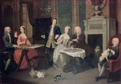 ファミリーパーティー 作： William Hogarth