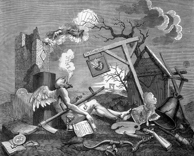 Finis; or the Tail Piece - The Bathos by William Hogarth 作： William Hogarth