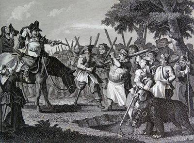 サミュエル・バトラー『フディブラス』扉絵 作： William Hogarth