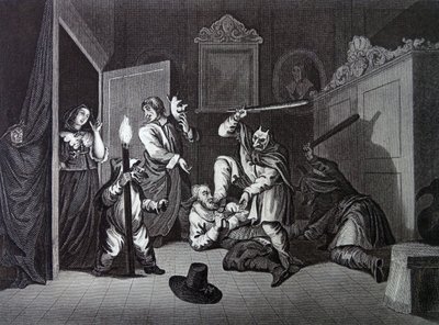 サミュエル・バトラー『フディブラス』扉絵 作： William Hogarth