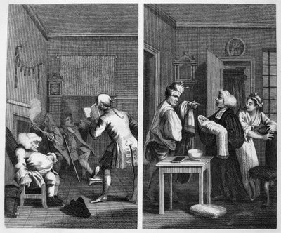 トリストラムシャンディの口絵 作： William Hogarth