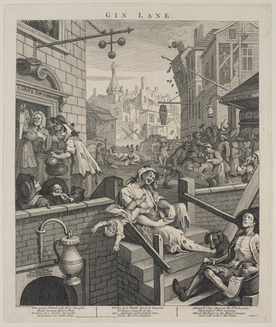 ジンレーン 作： William Hogarth