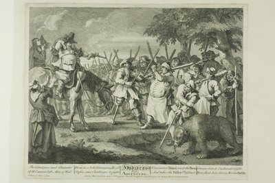 フディブラスの最初の冒険』より3枚目 作： William Hogarth