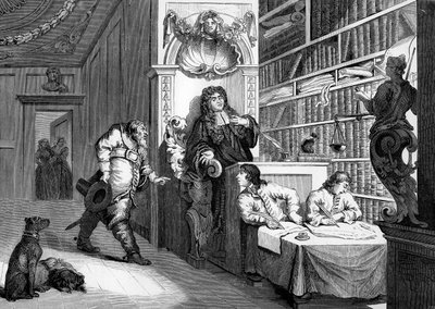 ウィリアム・ホガースの「Hudibras 作： William Hogarth