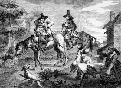 ウィリアム・ホガースの「Hudibras 作： William Hogarth