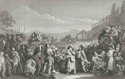 Tyhjänä teloituksen tiellä 作： William Hogarth