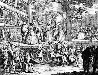 musicksチャームが熱狂的である場合、1730年。 作： William Hogarth