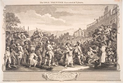 産業と怠惰 作： William Hogarth