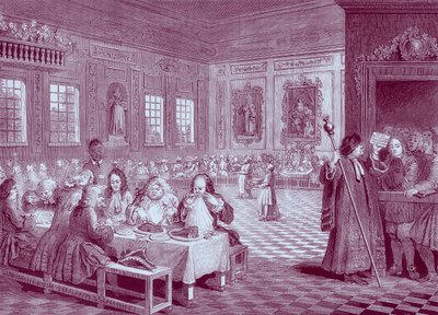 ウィリアム・ホガースの「産業」と「怠惰」。 作： William Hogarth