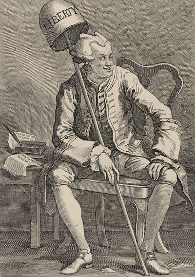 John Wilkes, Esq. 作： William Hogarth