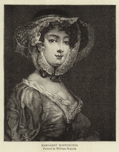 マーガレット・ウォフィントン 作： William Hogarth
