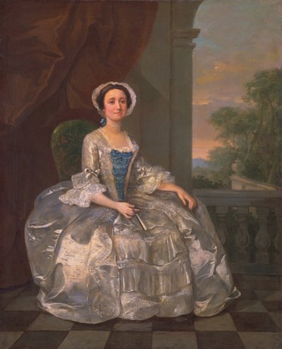 メアリー・ホードリー、1742年頃 作： William Hogarth