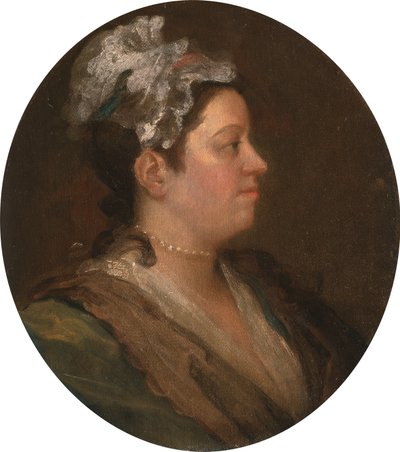 メアリー・ホガース（1699-1741）、1740年頃（会話前）（174877を参照） 作： William Hogarth