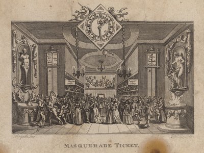 マスカレードチケット 作： William Hogarth