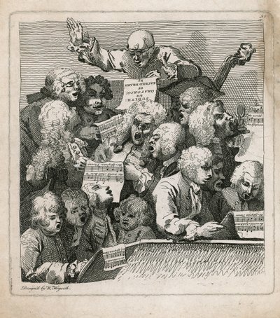 ミュージシャン 作： William Hogarth