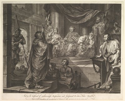 ポール・ビフォア・フェリックス、1752年2月5日。 作： William Hogarth