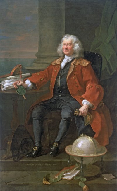 キャプテン・コーラムの肖像（c.1668-1751）1740 作： William Hogarth