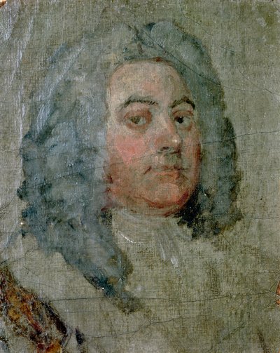 ジョージ・フレデリック・ヘンデルの肖像（1685-1759） 作： William Hogarth