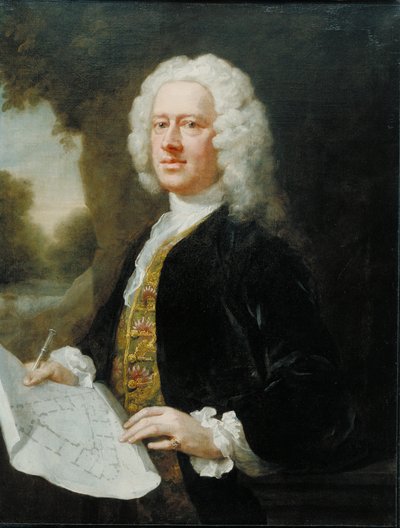 セオドア・ジェイコブソンの肖像、1742 作： William Hogarth