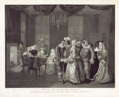 ロイヤルマスカレード、サマセットハウス 作： William Hogarth