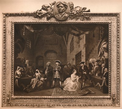 ベガーズオペラVI、1731年のシーン 作： William Hogarth