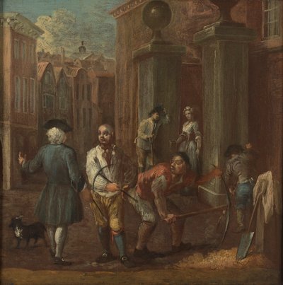 パヴィアに署名する 作： William Hogarth