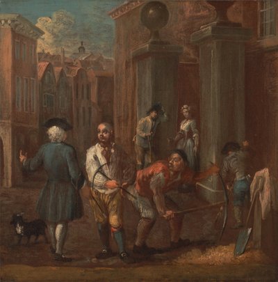 パヴィオのためのサイン、1725年頃 作： William Hogarth