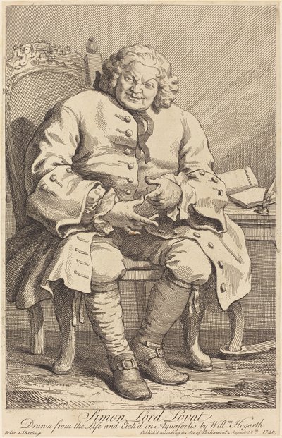 サイモン・ロバット 作： William Hogarth