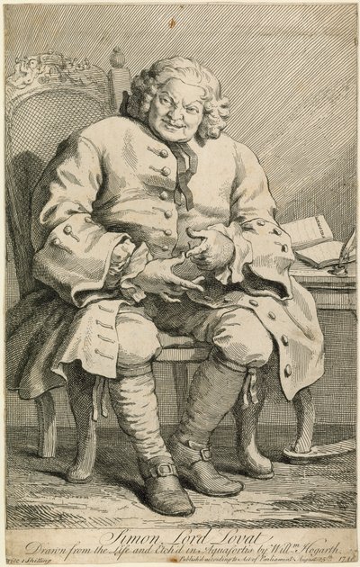 サイモンロードロバット 作： William Hogarth