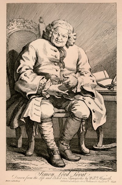 ロバート卿、サイモン、1746 作： William Hogarth
