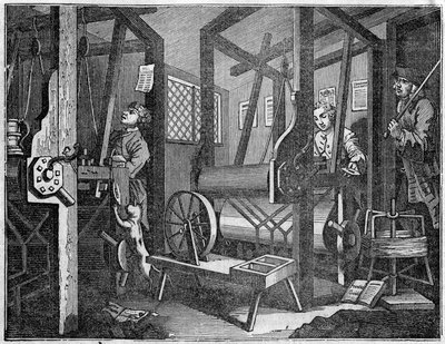 TEXTILE MILL 作： William Hogarth