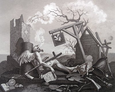 テールピース、またはバトス 作： William Hogarth