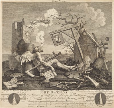 テイルピース、またはバソス 作： William Hogarth