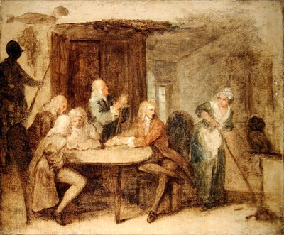 The Antiquaries」（油彩・キャンバス） 作： William Hogarth