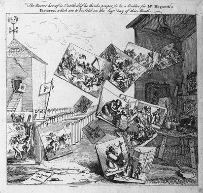 写真の戦い、1745 作： William Hogarth