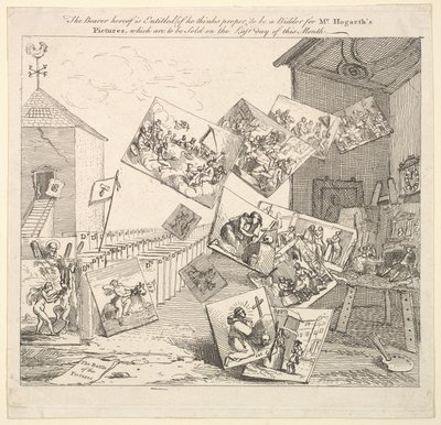 写真の戦い、1745年。 作： William Hogarth