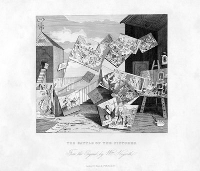写真の戦い、19世紀。 作： William Hogarth