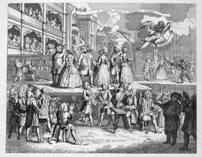 乞食オペラ・バーレスク 作： William Hogarth